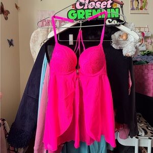 La SENZA Bright Pink Lingerie